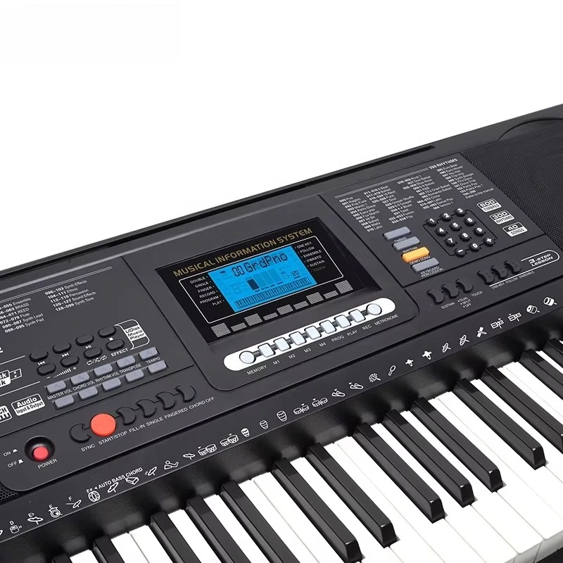 Portable electronic organ with USB/touch function 61-key Oriental keyboard musical instrument electronic organ
Portable electronic organ with USB/touch function 61-key Oriental keyboard musical instrument electronic organ