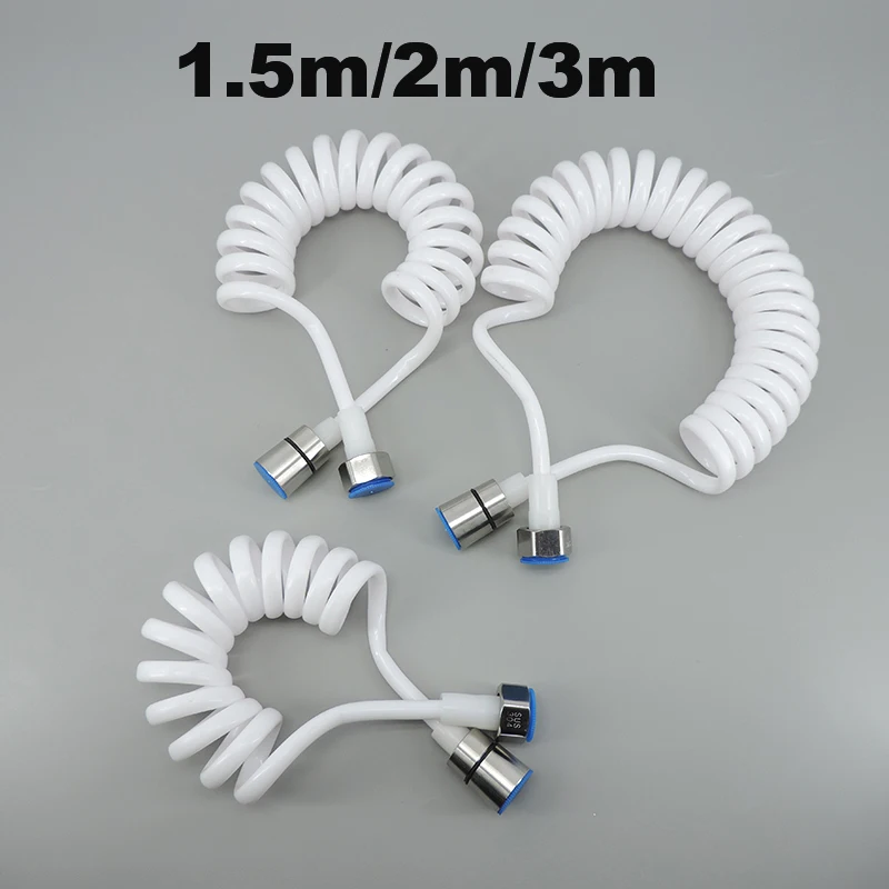 1.5/2/3m white 304 head Flexible Spring Shower head soft Hose tube plastic Water wc Toilet Sprayer Telephone Line bathroom B4
1.5/2/3m white 304 head Flexible Spring Shower head soft Hose tube plastic Water wc Toilet Sprayer Telephone Line bathroom B4