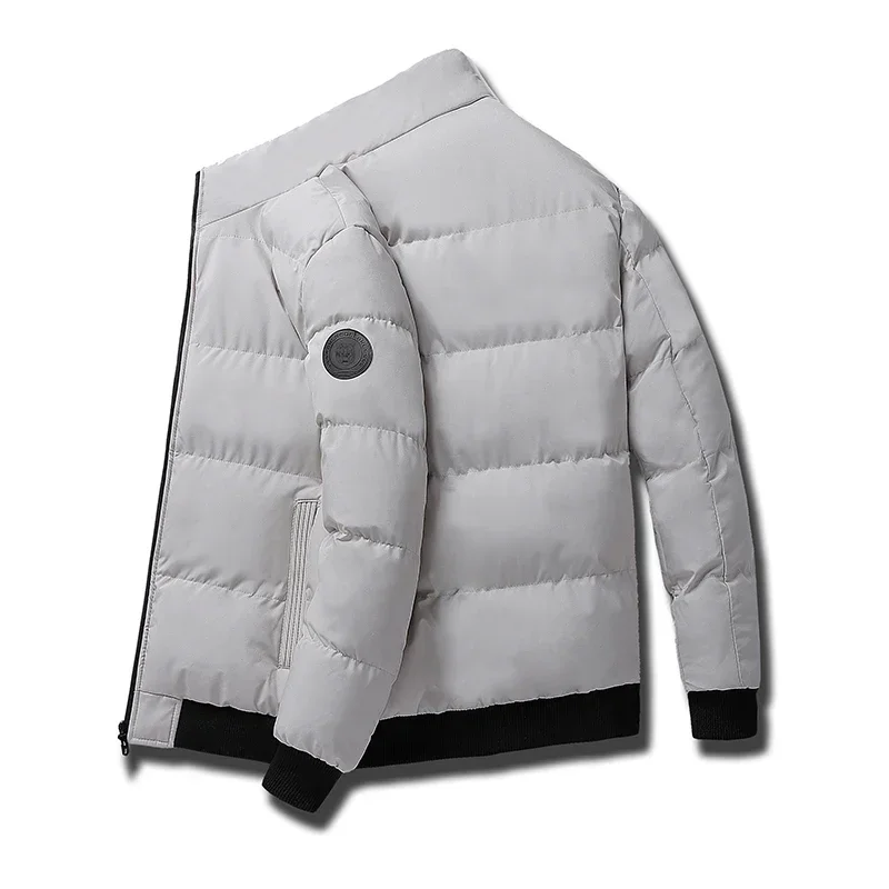 2025 Men's Casual Cotton-padded Coat Winter Warm Thickened Solid Color Jacket Stand Collar Trendy Korean Style Fit Padded Jacket
2025 Men's Casual Cotton-padded Coat Winter Warm Thickened Solid Color Jacket Stand Collar Trendy Korean Style Fit Padded Jacket