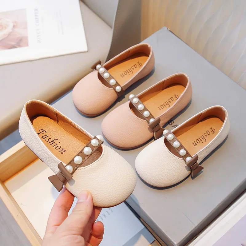 Girls Mary Janes for Party Wedding PU Pearls Bow Simple Children Fashion Leather Shoes Kids Sweet Princess Shoes Non-slip 2023
Girls Mary Janes for Party Wedding PU Pearls Bow Simple Children Fashion Leather Shoes Kids Sweet Princess Shoes Non-slip 2023