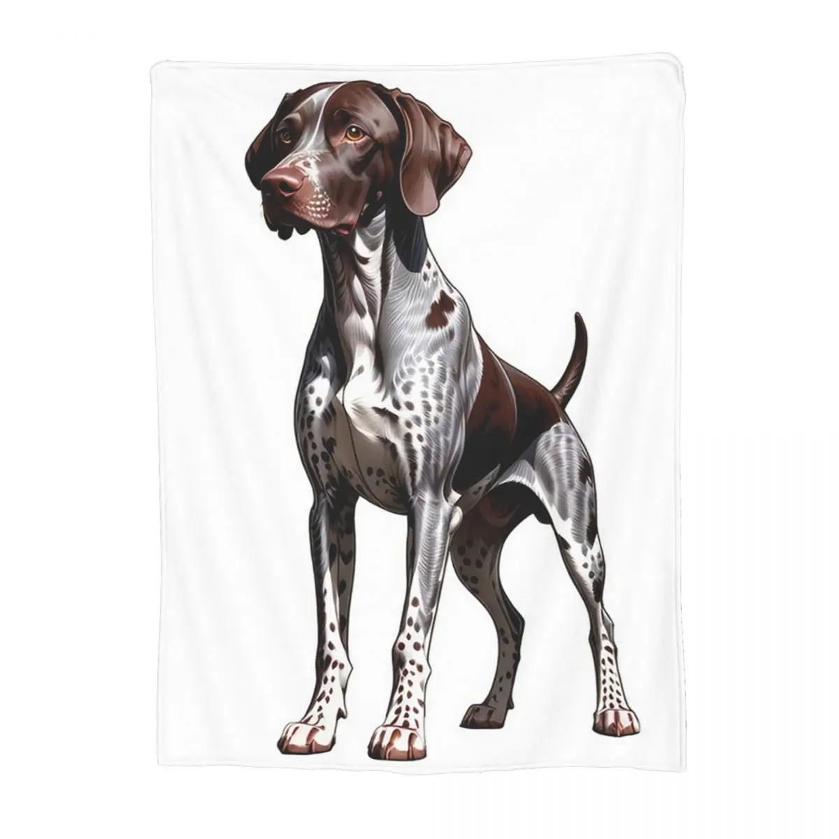 German Shorthaired Pointer Dog Bone And Paw Blanket Soft Flannel Throw Blanket Bedspread for Bed Living room Picnic Travel Sofa
German Shorthaired Pointer Dog Bone And Paw Blanket Soft Flannel Throw Blanket Bedspread for Bed Living room Picnic Travel Sofa