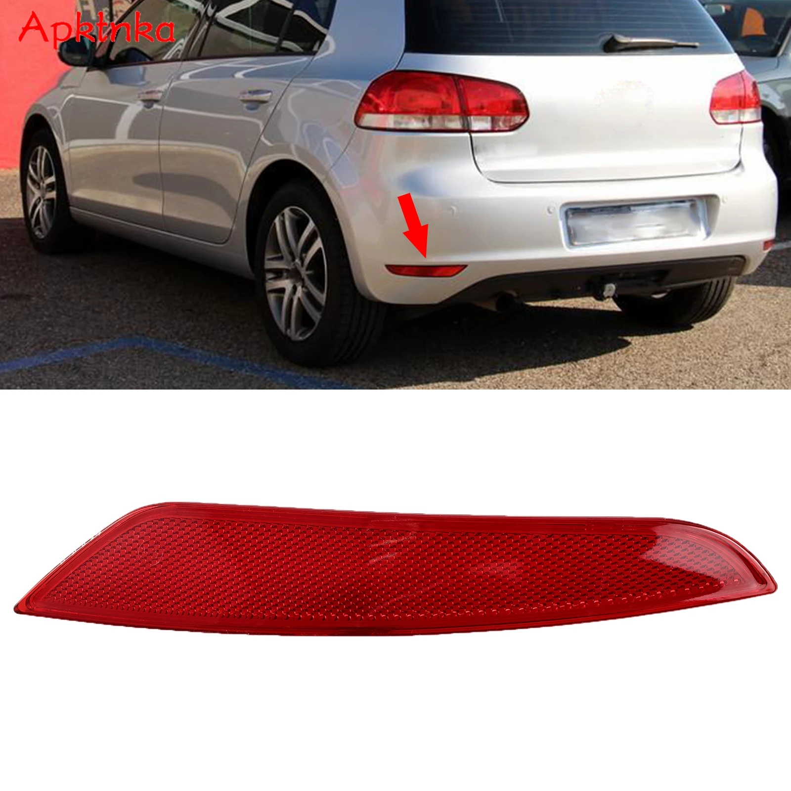 For VW Golf A6 MK6 2009-2013 Replacement Parts 1PCS Left Side Rear Bumper Reflector Reflective Light Tail Fog Lamp Lens Assembly
For VW Golf A6 MK6 2009-2013 Replacement Parts 1PCS Left Side Rear Bumper Reflector Reflective Light Tail Fog Lamp Lens Assembly