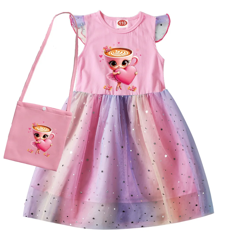 New Ballerina Cappuccina Clothes Kids Italian Brainrot Animals Tung Tung Tung Sahur Costume Girls Summer Flying Sleeve Dress+Bag
New Ballerina Cappuccina Clothes Kids Italian Brainrot Animals Tung Tung Tung Sahur Costume Girls Summer Flying Sleeve Dress+Bag