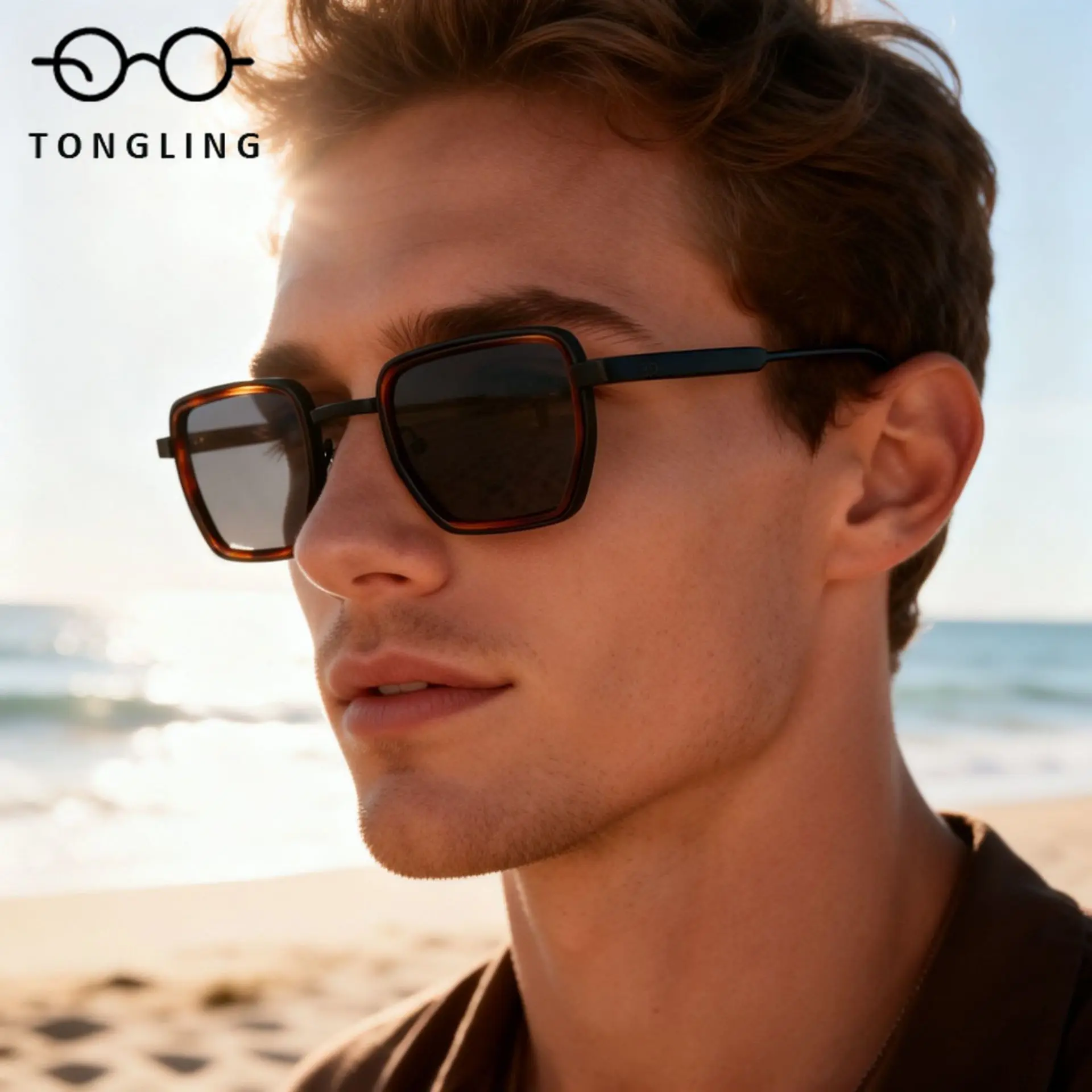 2026 New High-Quality Trendy Metal Square Sunglasses Women Men Driving Sun Shades Retro High-End Acetate Alloy-Wrapped Sunglass
2026 New High-Quality Trendy Metal Square Sunglasses Women Men Driving Sun Shades Retro High-End Acetate Alloy-Wrapped Sunglass