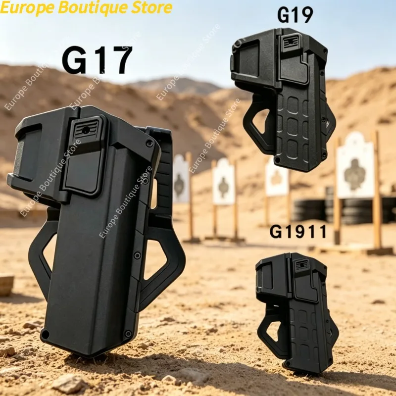 Quick Draw Holster For 9mm 45 Caliber Waist Mount With Flashlight Compatible Outdoor Tactical Training Gear
Quick Draw Holster For 9mm 45 Caliber Waist Mount With Flashlight Compatible Outdoor Tactical Training Gear