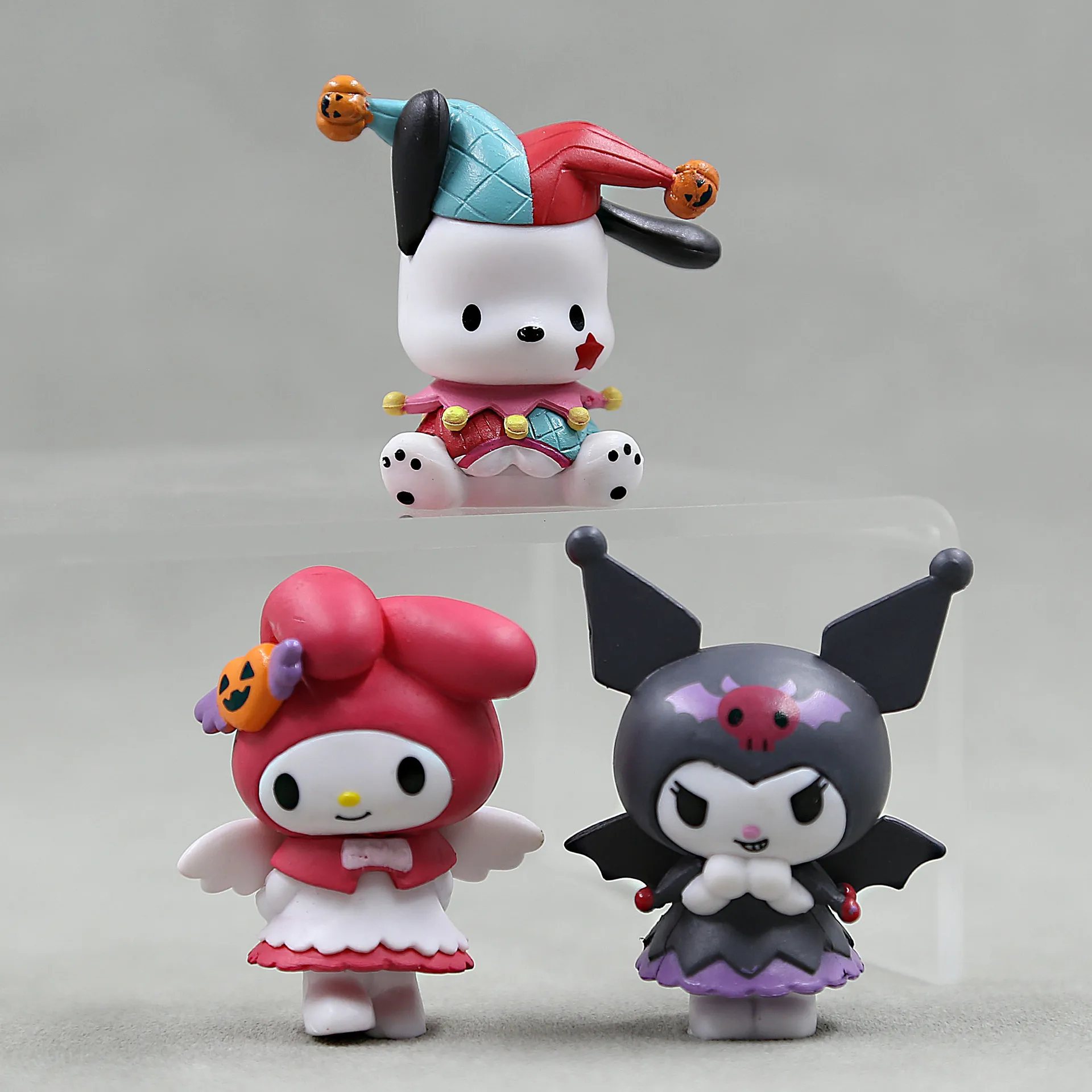3Pcs/Set Kawaii Sanrio Halloween Anime Toy Cute Kuromi Melody Pachacco Cartoon Q Version Pvc Doll Model Car Decor Ornament Gifts
3Pcs/Set Kawaii Sanrio Halloween Anime Toy Cute Kuromi Melody Pachacco Cartoon Q Version Pvc Doll Model Car Decor Ornament Gifts