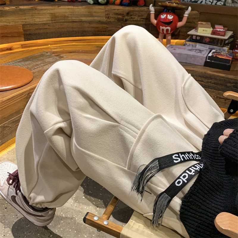 2024 Mens Winter Woolen Casual Pants Loose Oversized Harem Trousers Harajuku Trousers
2024 Mens Winter Woolen Casual Pants Loose Oversized Harem Trousers Harajuku Trousers