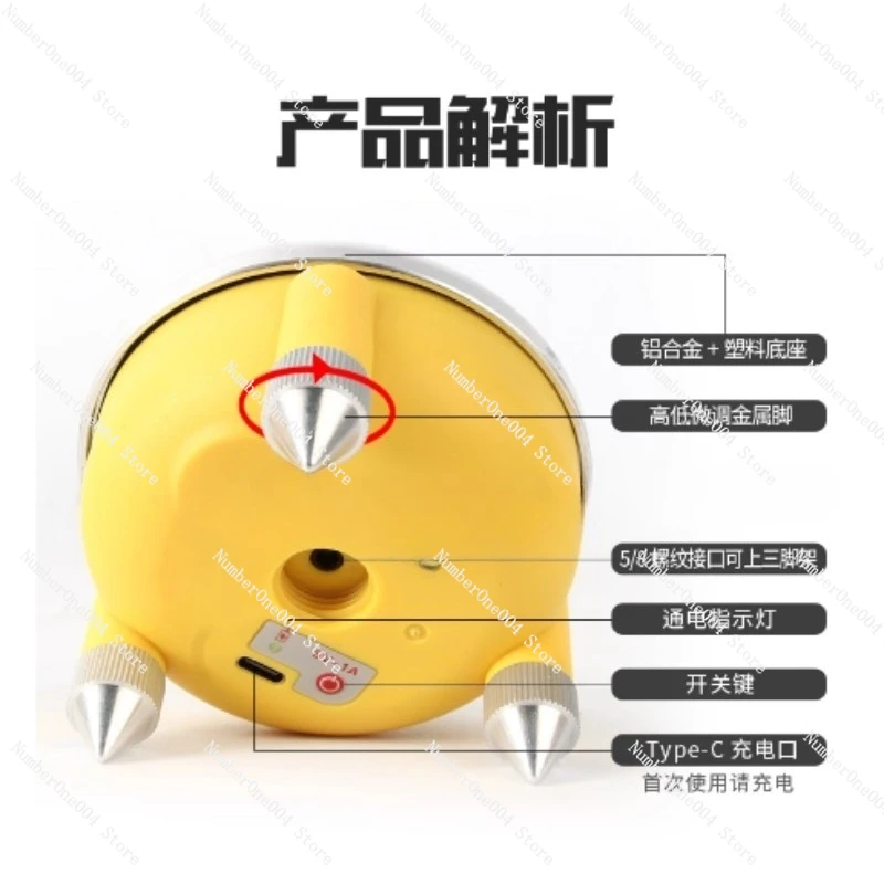Laser Level Universal Remote Control Electric Fine Adjustment 360 Degree Rotating Base Rechargeable Built-in 1200mAh Battery
Laser Level Universal Remote Control Electric Fine Adjustment 360 Degree Rotating Base Rechargeable Built-in 1200mAh Battery