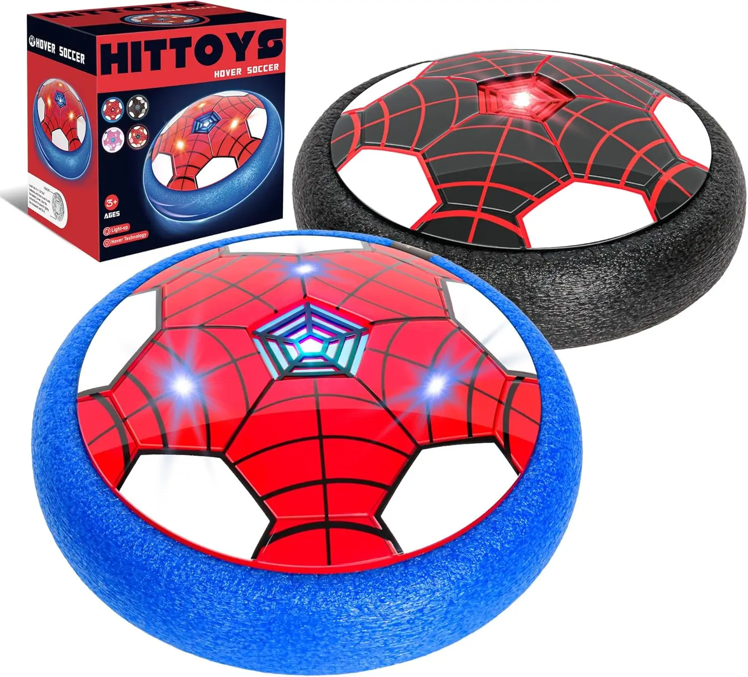 Hover Soccer Ball Toys for Kids, 2 Pack Indoor LED Light-Up Floating Football Game Gift for Boys Girls
Hover Soccer Ball Toys for Kids, 2 Pack Indoor LED Light-Up Floating Football Game Gift for Boys Girls