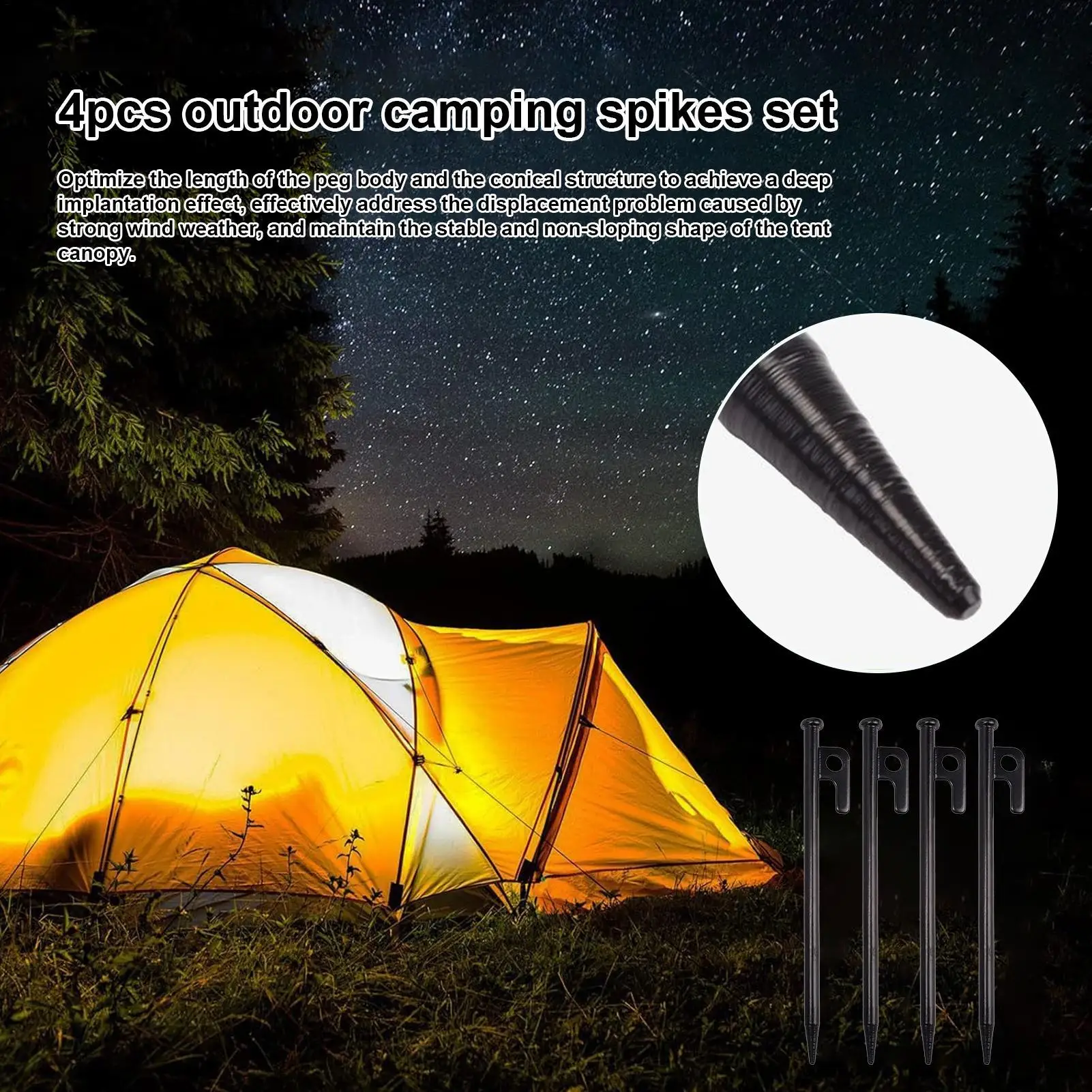 4pcs 20cm Heavy Duty cast iron Tent Stakes Pegs with Hook and Hole Design for Outdoor Backpacking Camping Tent Canopy
4pcs 20cm Heavy Duty cast iron Tent Stakes Pegs with Hook and Hole Design for Outdoor Backpacking Camping Tent Canopy