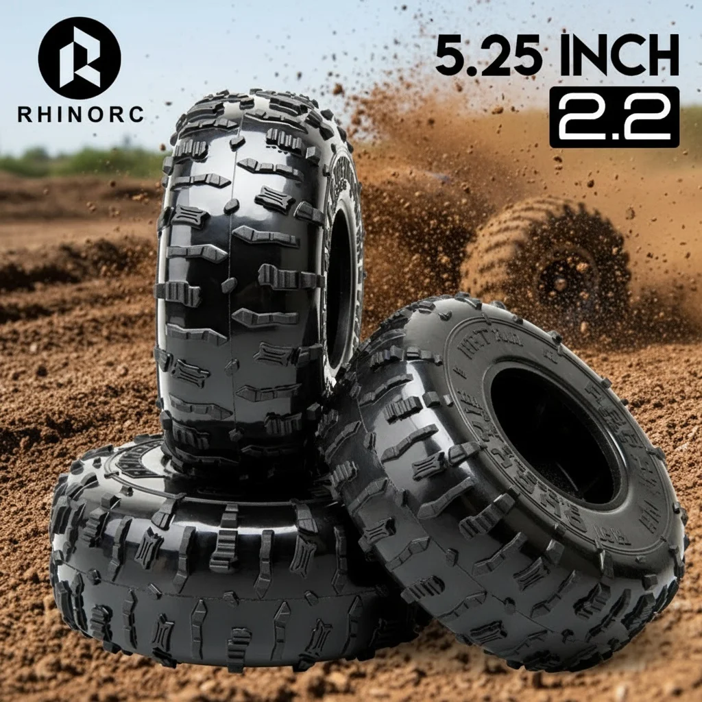RHINO 2 Pairs Trachyte Off-Road Racing Tires 1.7 X 5.25 - 2.2 Inch Super Sticky Rubber Tracks for ATVs UTVs Competition Grade
RHINO 2 Pairs Trachyte Off-Road Racing Tires 1.7 X 5.25 - 2.2 Inch Super Sticky Rubber Tracks for ATVs UTVs Competition Grade