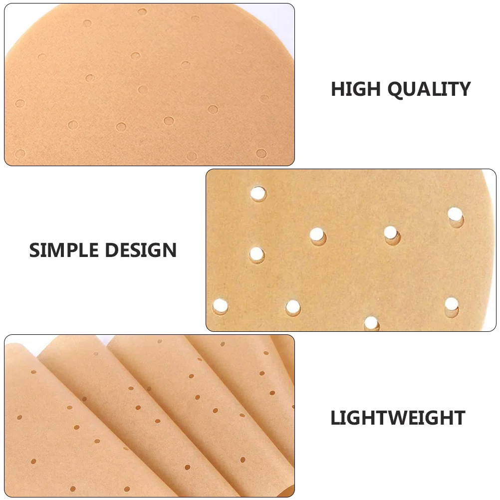 200 Pcs Unbleached BBQ Paper Baking for Air Fryer Cooking Utensils Kitchen Greaseproof
200 Pcs Unbleached BBQ Paper Baking for Air Fryer Cooking Utensils Kitchen Greaseproof