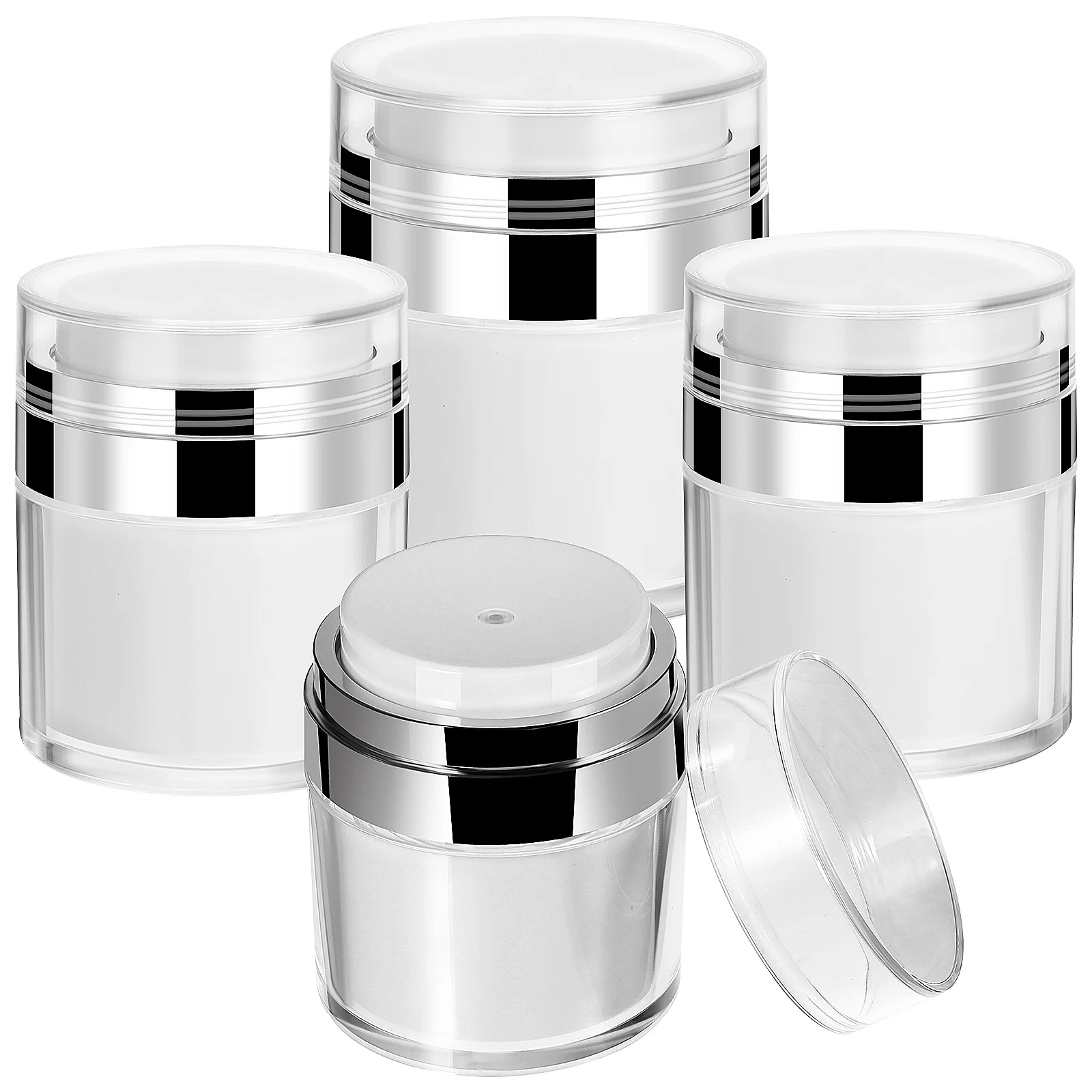 4 Pcs Gas Pump Vacuum Cream Jar Airless Jars for Lotions and Creams Bottles Container Moisturizer Child
4 Pcs Gas Pump Vacuum Cream Jar Airless Jars for Lotions and Creams Bottles Container Moisturizer Child