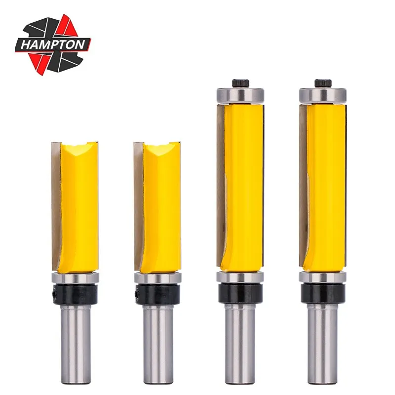 HAMPTON Router Bit 12mm Shank 2 Flute UP Down Cut Flush Trim Router Bit with Bearing Carbide Milling Cutter for Woodworking
HAMPTON Router Bit 12mm Shank 2 Flute UP Down Cut Flush Trim Router Bit with Bearing Carbide Milling Cutter for Woodworking