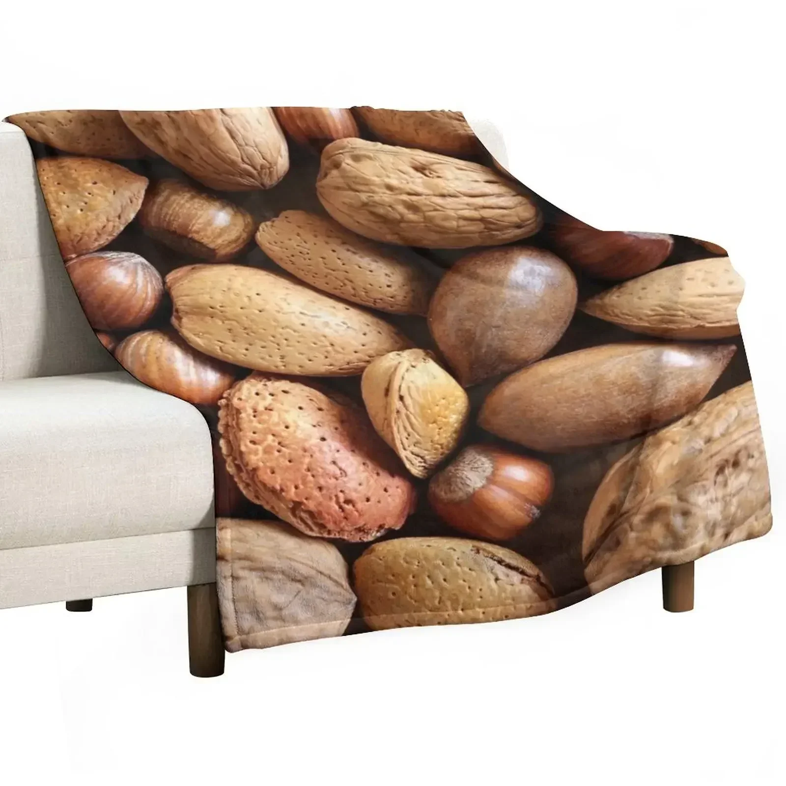 Mixed Nuts Throw Blanket Cozy Warm Blanket for Bed Room Decor
Mixed Nuts Throw Blanket Cozy Warm Blanket for Bed Room Decor
