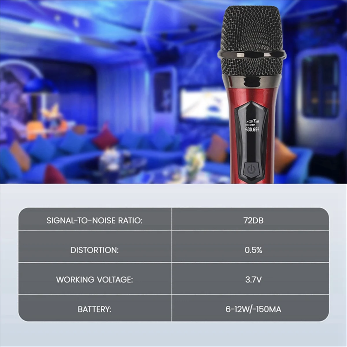 TR-gWireless One-to-Two Home Microphone 6.35 Interface Professional Handheld Microphone for KTV Performance Stage
TR-gWireless One-to-Two Home Microphone 6.35 Interface Professional Handheld Microphone for KTV Performance Stage