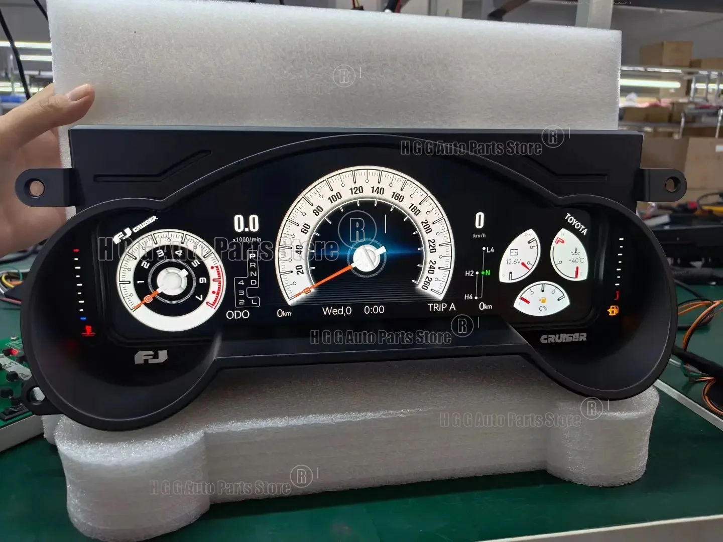 Панель приборов для Toyota Land Cruiser FJ 2007-2022: виртуальный кокпит, ЖК-дисплей, цифровая панель приборов, экран спидометра, Linux
Панель приборов для Toyota Land Cruiser FJ 2007-2022: виртуальный кокпит, ЖК-дисплей, цифровая панель приборов, экран спидометра, Linux
