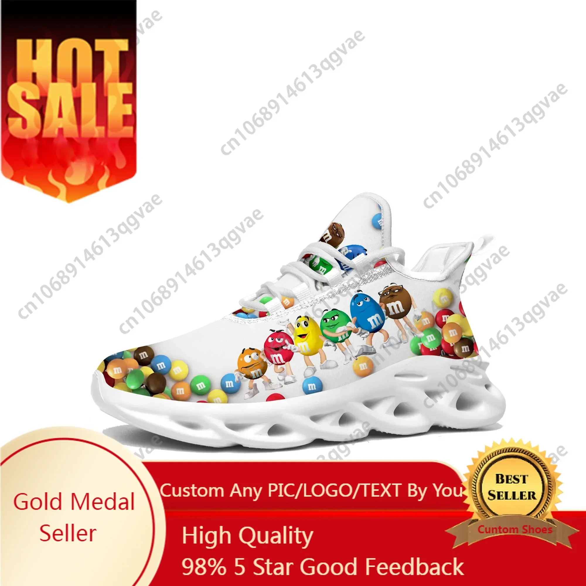 M Chocolate Cartoon Flats Sneakers Mens Womens Sports Running High Quality Sneaker Lace Up Mesh Footwear Tailor-made Shoe White
M Chocolate Cartoon Flats Sneakers Mens Womens Sports Running High Quality Sneaker Lace Up Mesh Footwear Tailor-made Shoe White