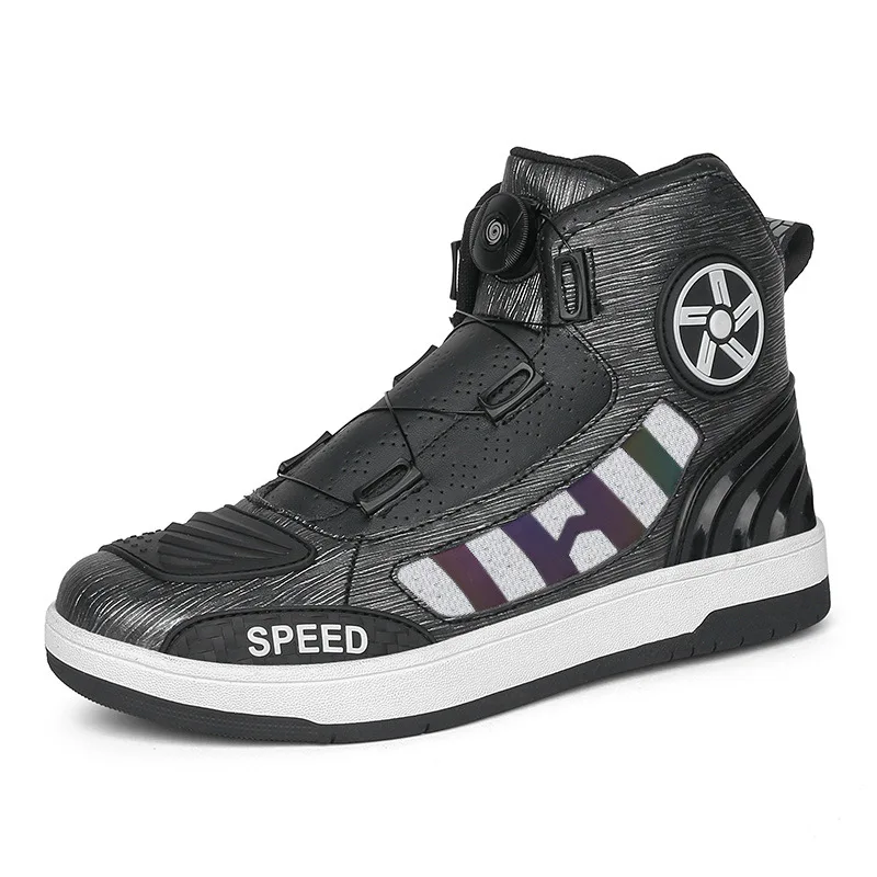 New Men's Motorcycle Protective Boots Summer Breathable Motos Riding Shoes Professional Track Motocross Riders Shoes Accessorie
New Men's Motorcycle Protective Boots Summer Breathable Motos Riding Shoes Professional Track Motocross Riders Shoes Accessorie