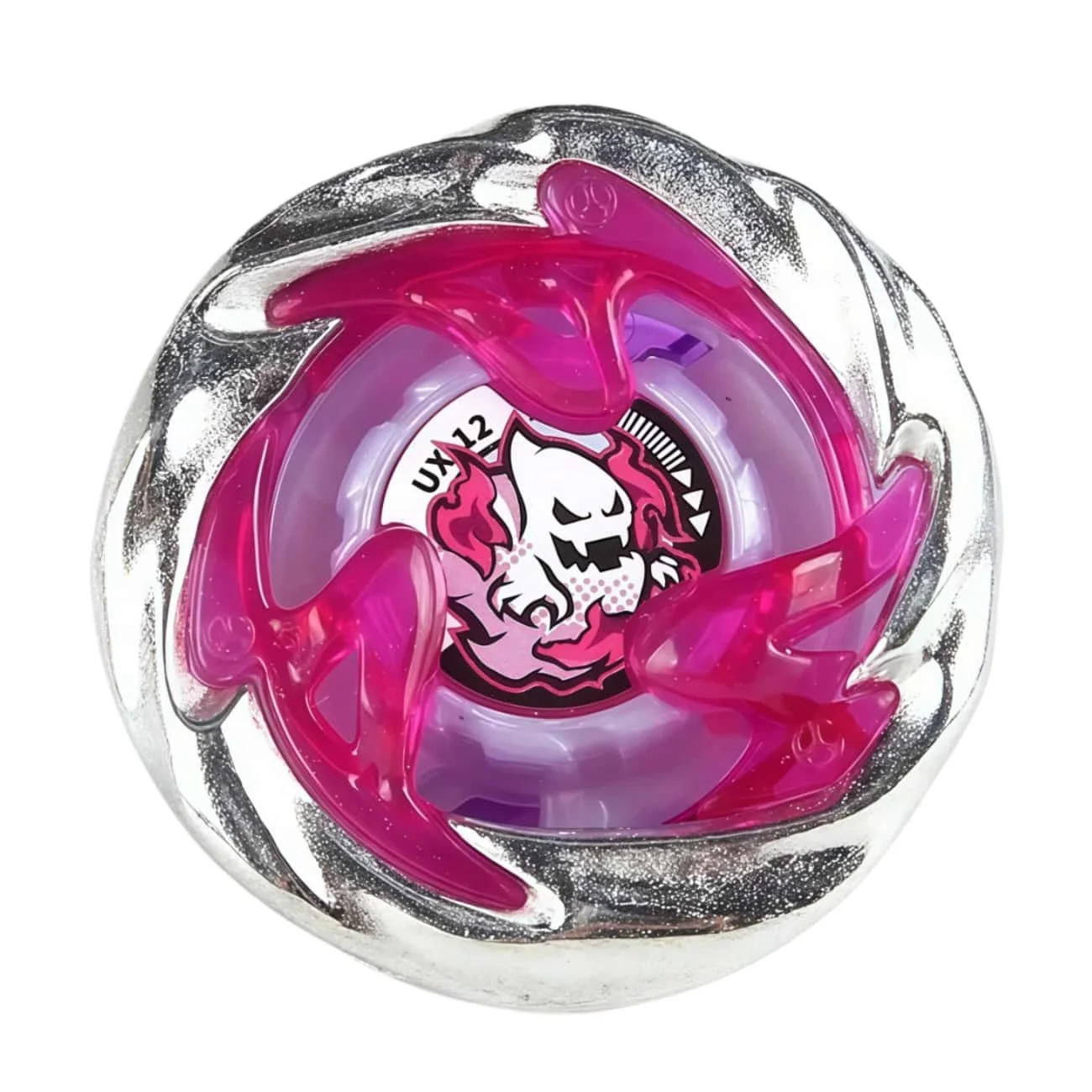 Takara Tomy UX-12 Ghost Circle 0-80GB Silver Pink Purple Reiyu Kuwabara Exclusive Stamina Battle Spinning Top Collectible Gyro
Takara Tomy UX-12 Ghost Circle 0-80GB Silver Pink Purple Reiyu Kuwabara Exclusive Stamina Battle Spinning Top Collectible Gyro