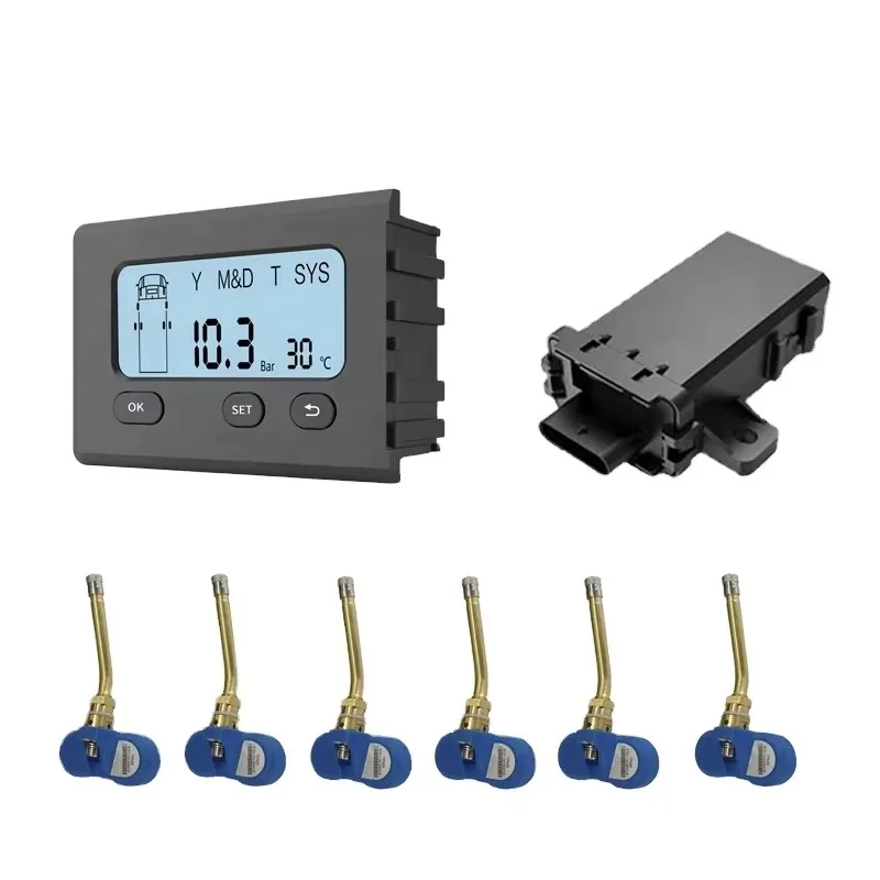 Truck Valve Internal TPMS Wireless Tire Pressure Monitoring System for 6 to 18 Tires Tire Gauges Product Category
Truck Valve Internal TPMS Wireless Tire Pressure Monitoring System for 6 to 18 Tires Tire Gauges Product Category