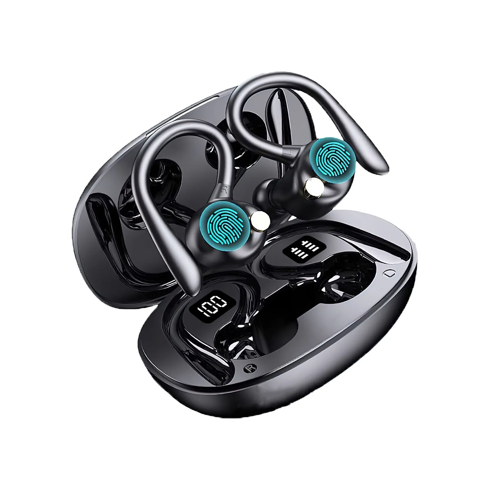 Bluetooth Headset Large Capacity Ear Hook Sports Waterproof Running In-Ear True Wireless Headset
Bluetooth Headset Large Capacity Ear Hook Sports Waterproof Running In-Ear True Wireless Headset