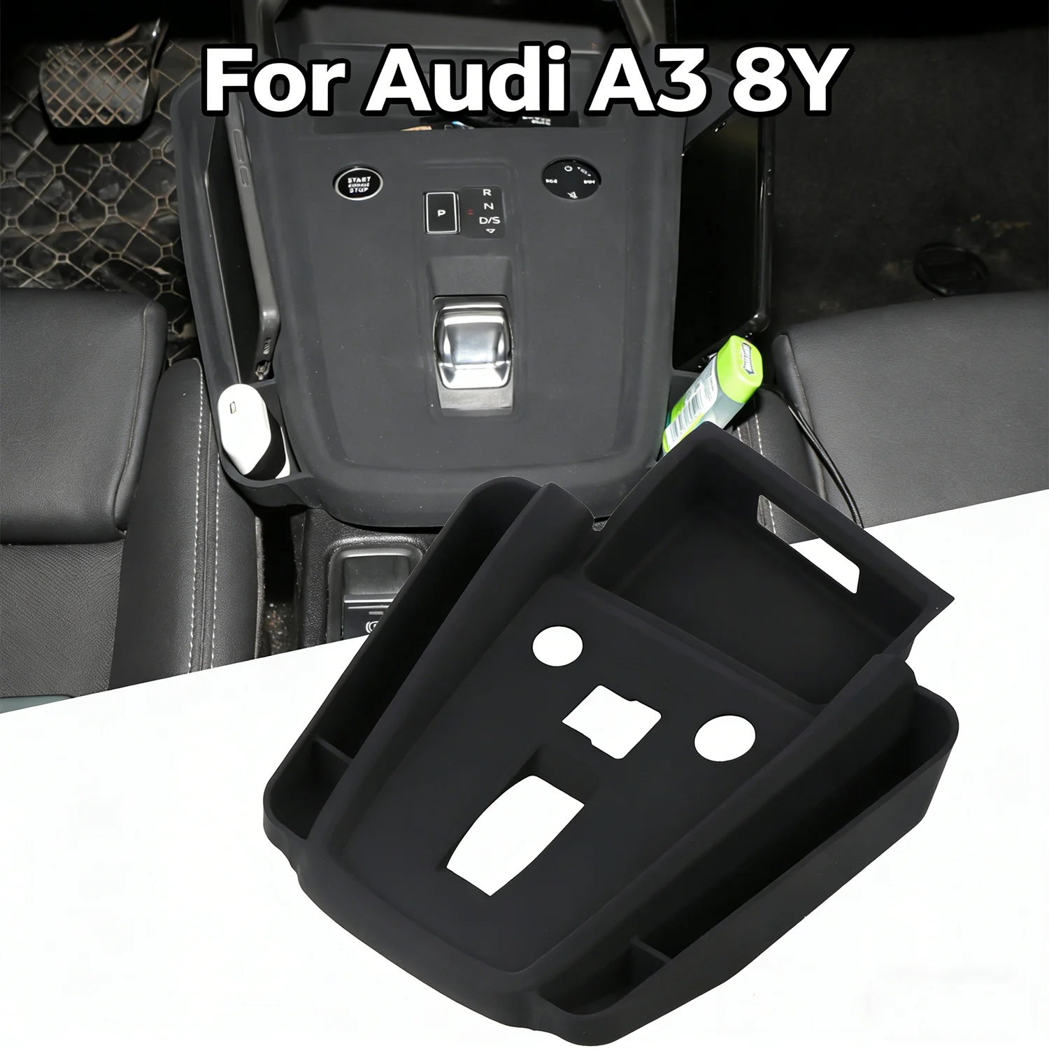 LHD! for Audi A3 8Y 2020-2026 Car Accessories Gear Shift Panel Silicone Cover Trim with Side Storage Boxes 1PC
LHD! for Audi A3 8Y 2020-2026 Car Accessories Gear Shift Panel Silicone Cover Trim with Side Storage Boxes 1PC