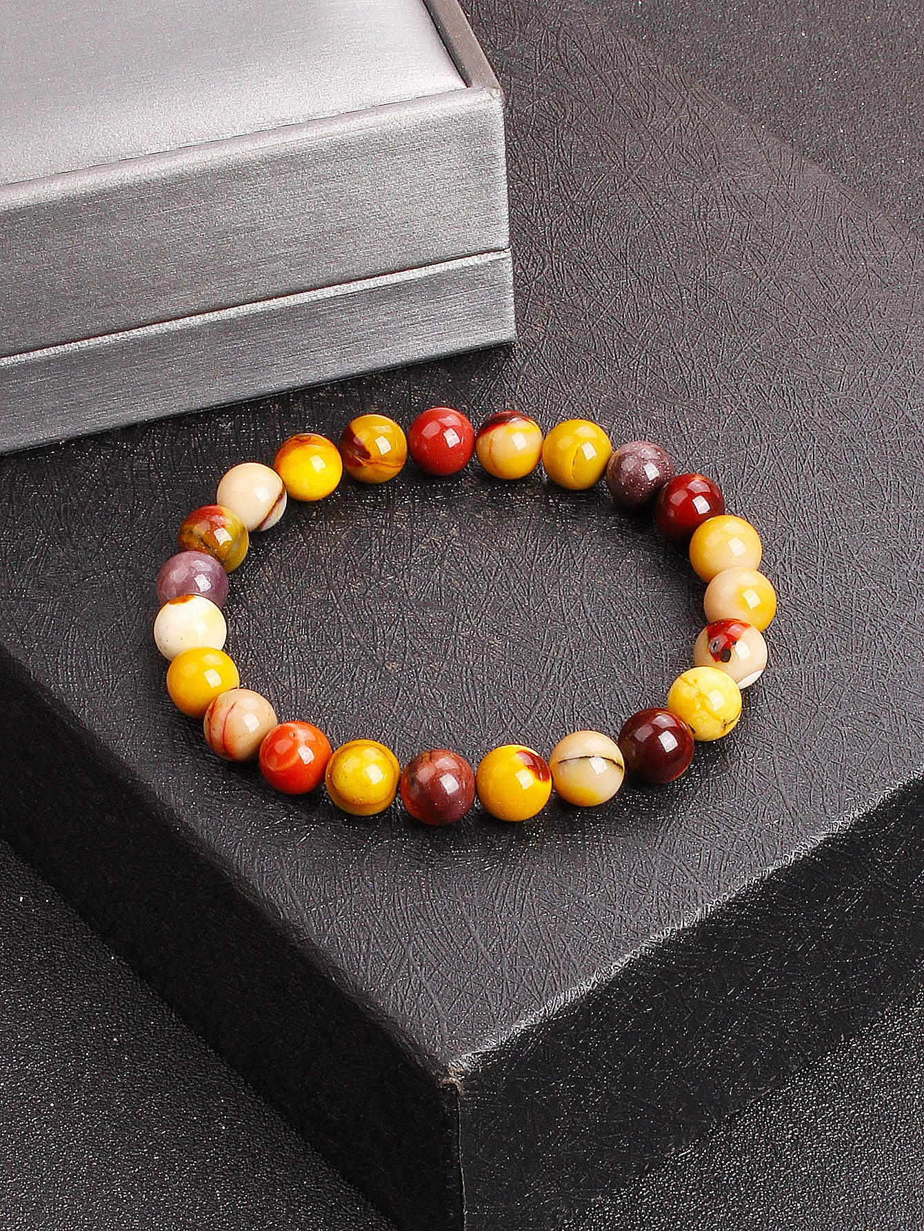 Reiki Real Yolk Stone Bracelets Men Natural Mookaite Egg Stone Round Beads Bracelet Women Couple Jewelry Gift Pulsera Wholesale
Reiki Real Yolk Stone Bracelets Men Natural Mookaite Egg Stone Round Beads Bracelet Women Couple Jewelry Gift Pulsera Wholesale