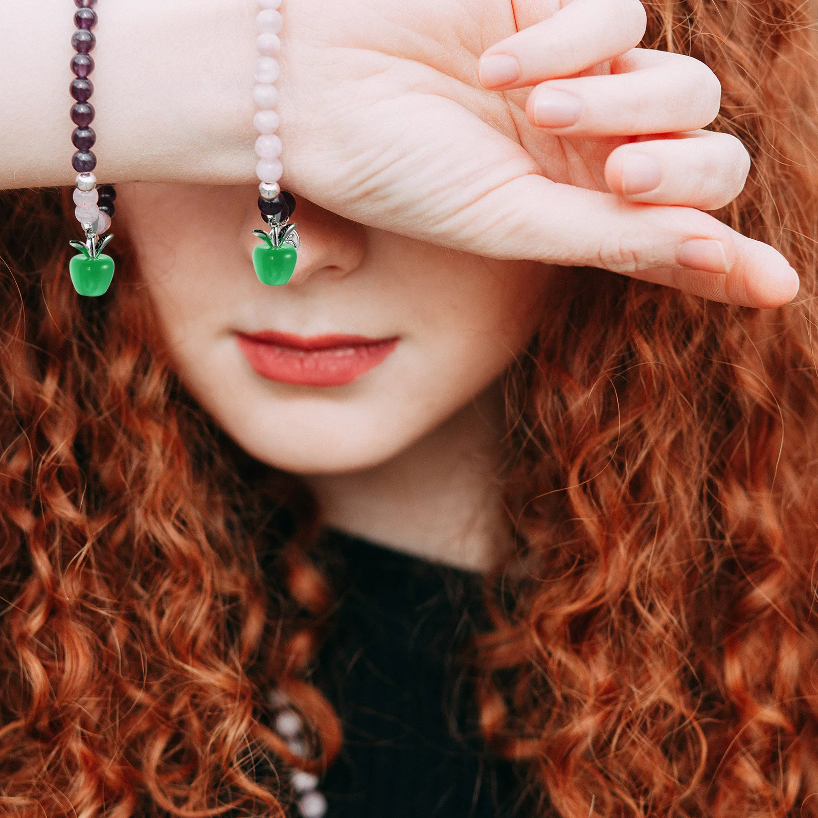 Colorful Cat's Eye Apple Pendant DIY Necklace Earrings Christmas Peace Fruit (green (gold Buckle)) 10pcs Mini Charms
Colorful Cat's Eye Apple Pendant DIY Necklace Earrings Christmas Peace Fruit (green (gold Buckle)) 10pcs Mini Charms