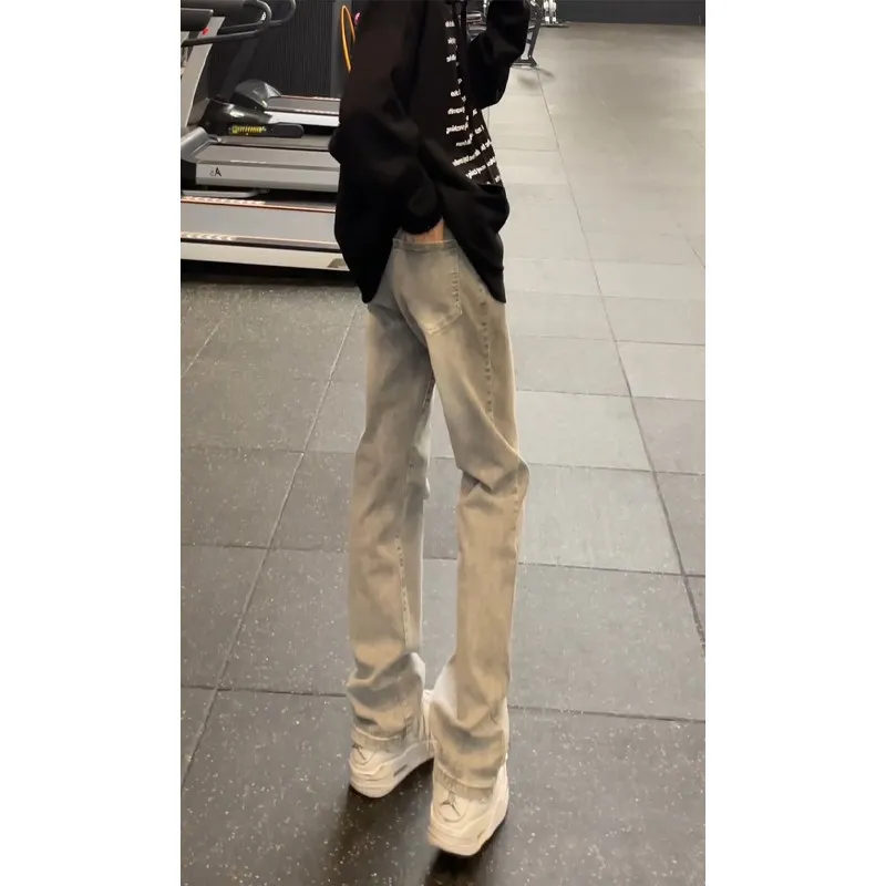 Slim Fit Micro Flare Men's Jeans High Street Vibe Tall Slim Straight Leg Denim Pants Youth Trendy Long Pants Wear Resistant
Slim Fit Micro Flare Men's Jeans High Street Vibe Tall Slim Straight Leg Denim Pants Youth Trendy Long Pants Wear Resistant
