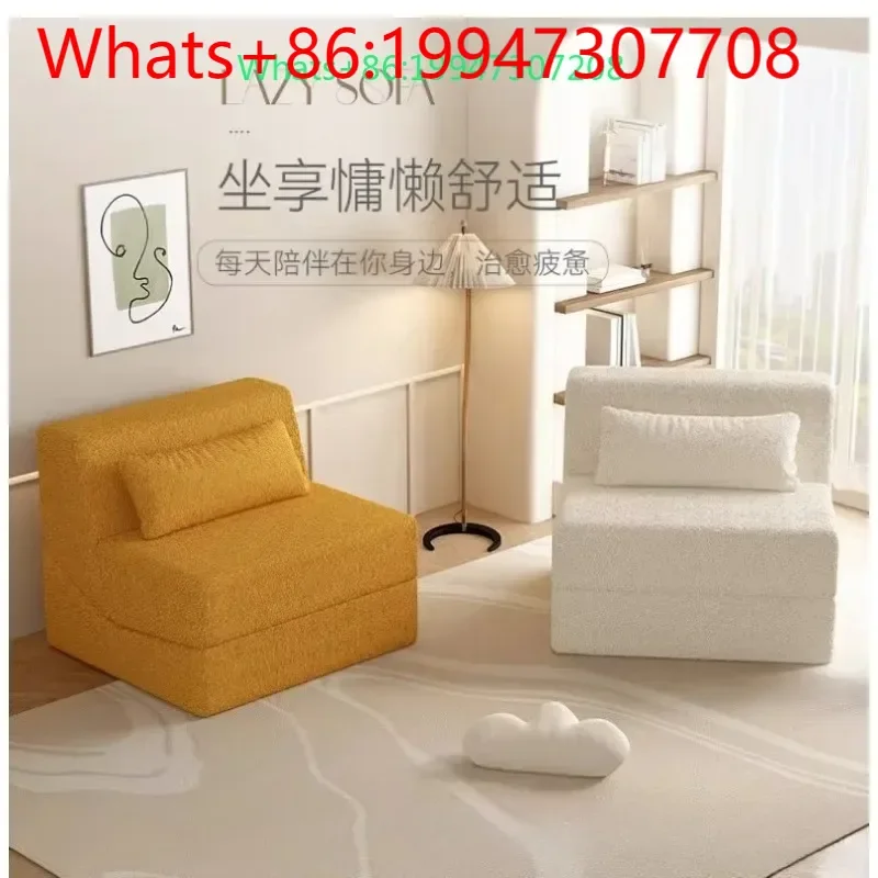 New simple foldable single sofa living room bedroom bay window reclining and sleeping multi-functional sofa
New simple foldable single sofa living room bedroom bay window reclining and sleeping multi-functional sofa