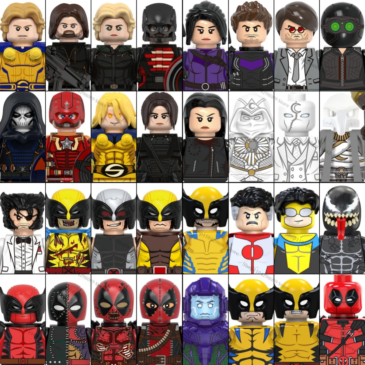 Superhero building block dolls Sentry Wolverine X-Force Matt Murdock children's MINI block brick toys holiday party gifts
Superhero building block dolls Sentry Wolverine X-Force Matt Murdock children's MINI block brick toys holiday party gifts