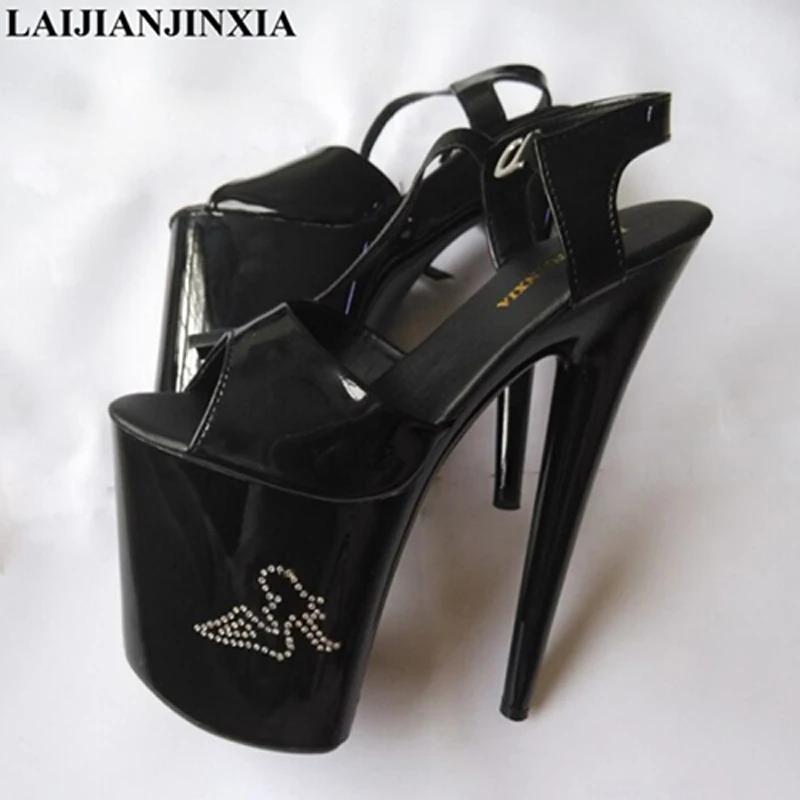 LAIJIANJINXIA New 20CM/8inches PU Upper Model Sexy Exotic High Heel Platform Party Women Sandals Pole Dance Shoes E029
LAIJIANJINXIA New 20CM/8inches PU Upper Model Sexy Exotic High Heel Platform Party Women Sandals Pole Dance Shoes E029