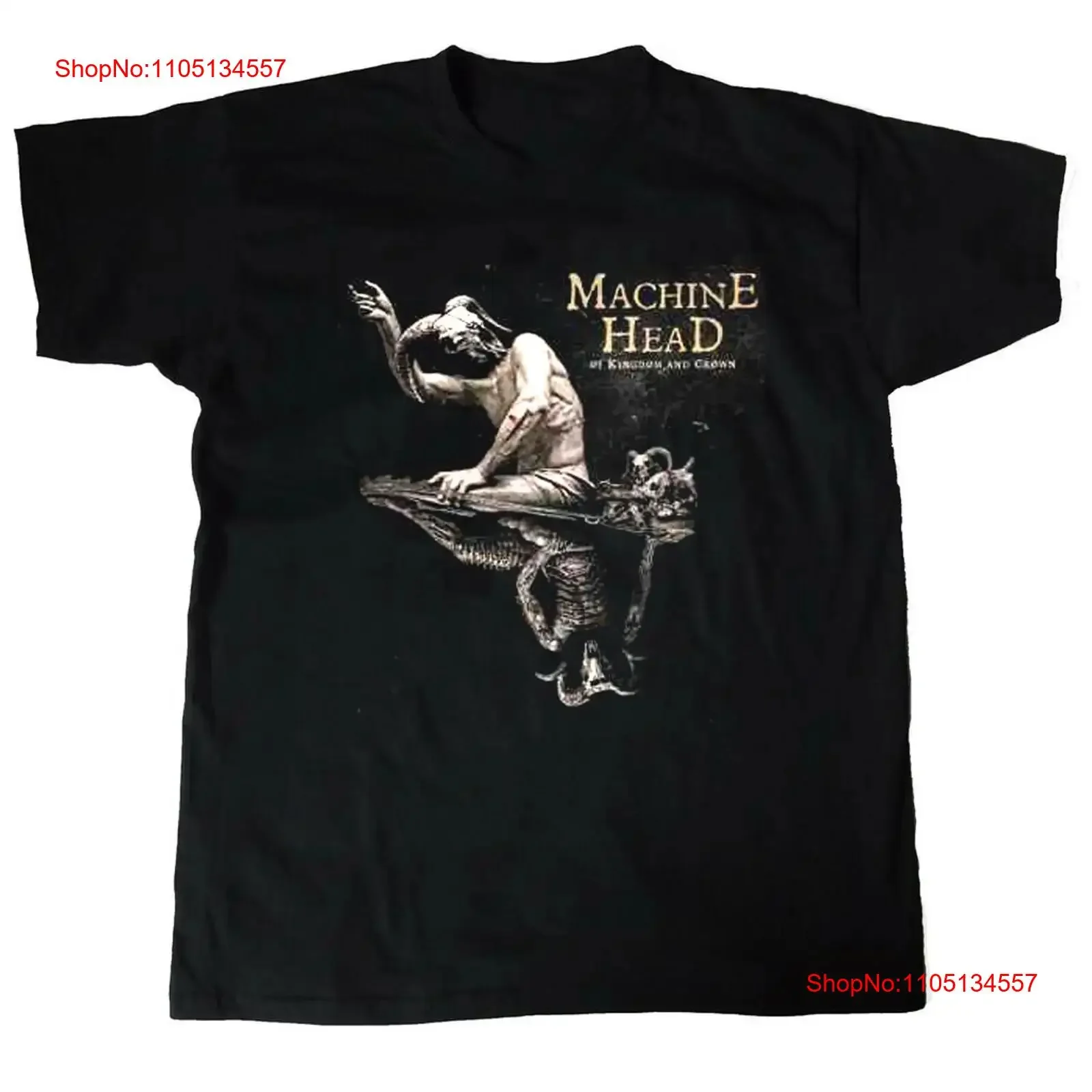 NEW Machine Head Of Kingdom And Crown T Shirt Black All Size AQ87 vintage Washed Slightly graphic Breathable Stretched Casual
NEW Machine Head Of Kingdom And Crown T Shirt Black All Size AQ87 vintage Washed Slightly graphic Breathable Stretched Casual