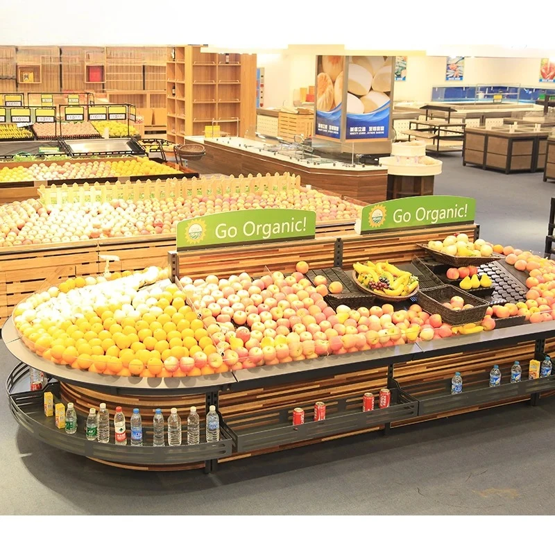High-quality Heavy-duty Customizable Pine Double-sided Four-layer Supermarket Vegetable And Fruit Display Rack
High-quality Heavy-duty Customizable Pine Double-sided Four-layer Supermarket Vegetable And Fruit Display Rack