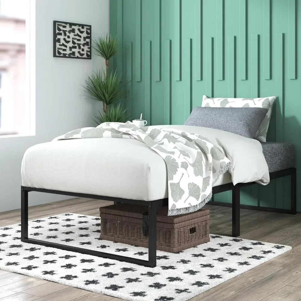 14 Inch Metal Platform Bed Frame / Mattress Foundation with Steel Slat Support / No Box Spring Needed / Easy Assem
14 Inch Metal Platform Bed Frame / Mattress Foundation with Steel Slat Support / No Box Spring Needed / Easy Assem