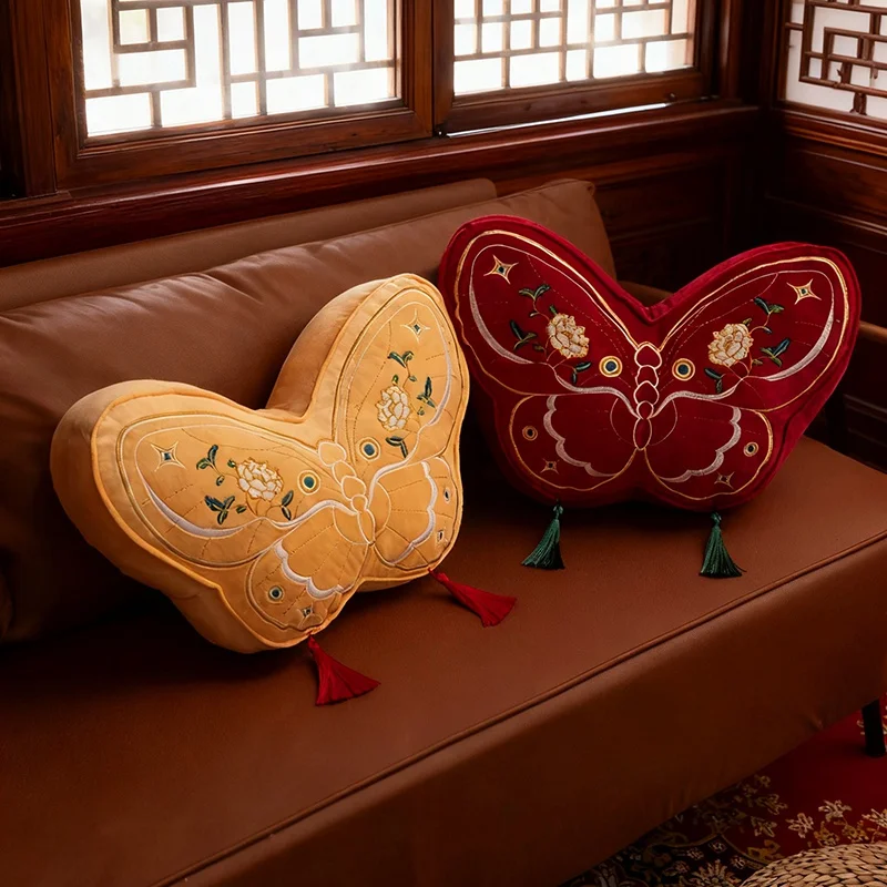 45cm Foreign Trade Guofeng Su Butterfly Pillow Home Fabric Cushion Plush Toy Sofa Pillow Removable and Washable
45cm Foreign Trade Guofeng Su Butterfly Pillow Home Fabric Cushion Plush Toy Sofa Pillow Removable and Washable