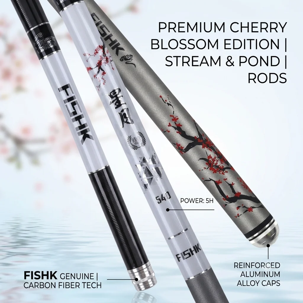 FISHINGFANS 5H 3.6m-8.1m Carp Rod Ultralight Super Hard Carbon Fiber Fishing Rod For Freshwater Carp Stream Pole
FISHINGFANS 5H 3.6m-8.1m Carp Rod Ultralight Super Hard Carbon Fiber Fishing Rod For Freshwater Carp Stream Pole