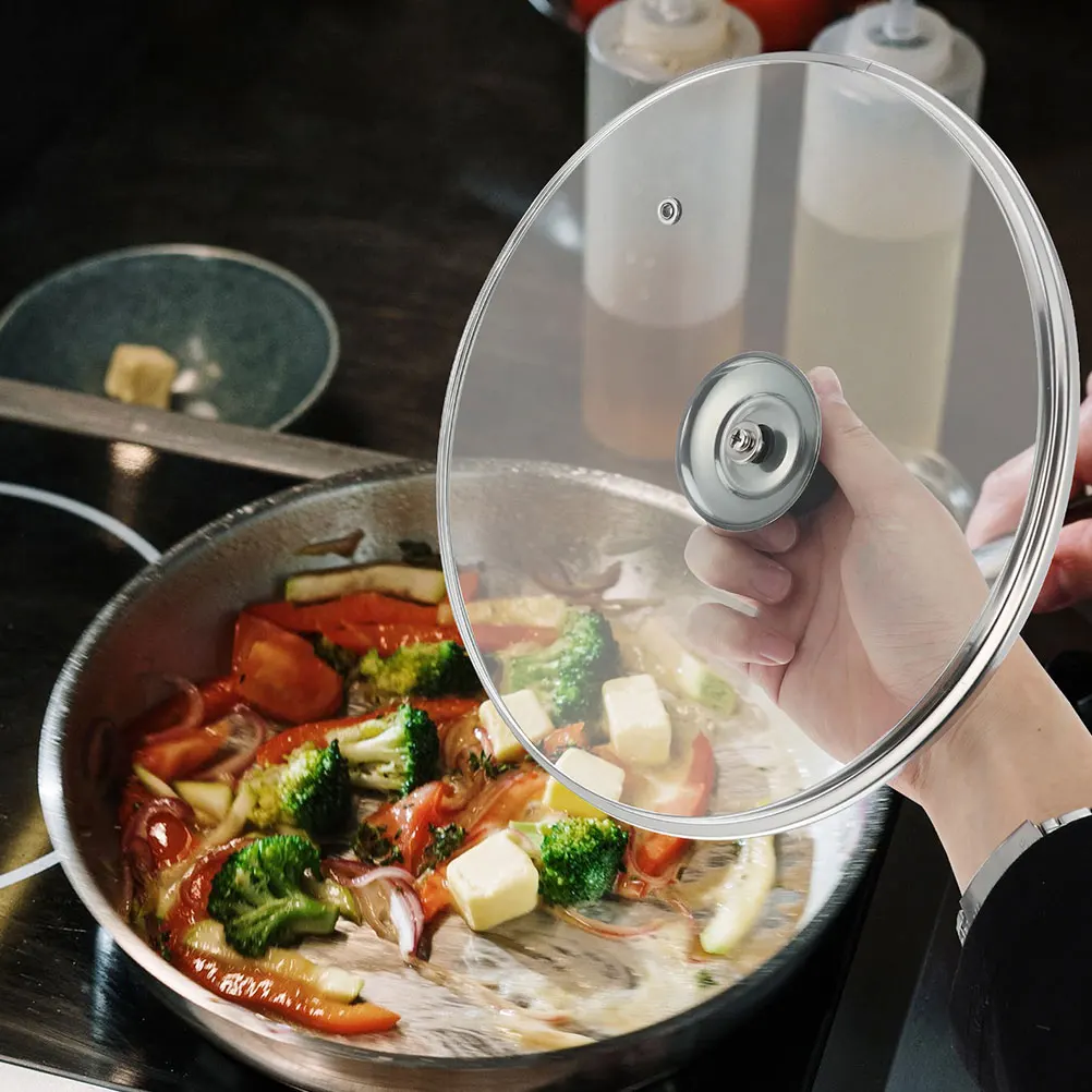 1Pcs Tempered Glass Pot Lid Transparent Heat Resistant Pot Cover Anti Splash Universal Replacement Kitchen Gadget
1Pcs Tempered Glass Pot Lid Transparent Heat Resistant Pot Cover Anti Splash Universal Replacement Kitchen Gadget