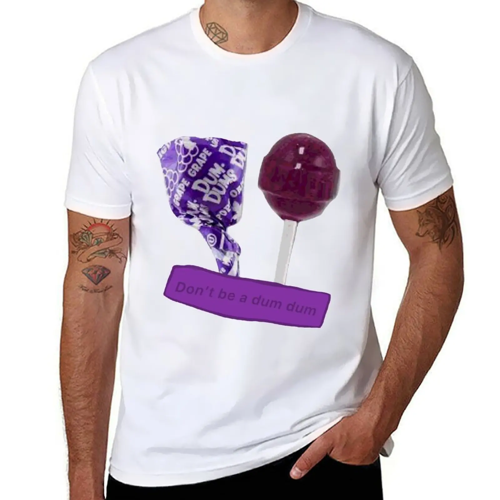 Grape Lollipop Don't be a dum dum T-Shirt man t shirt heavy cotton t shirt for man T-Shirt
Grape Lollipop Don't be a dum dum T-Shirt man t shirt heavy cotton t shirt for man T-Shirt