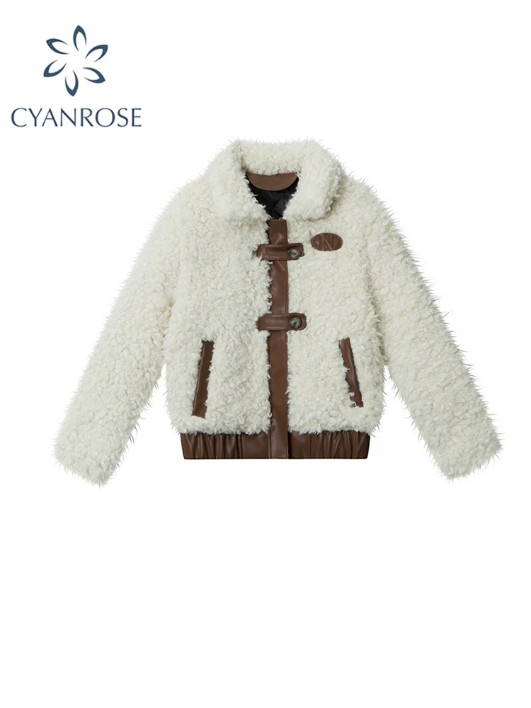 Women's Apricot Faux Rabbit Fur Coat Warm 90s Korean Long Sleeve Teddy Coats for Women Vintage Overcoat Streetwear 2000s Clothes
Women's Apricot Faux Rabbit Fur Coat Warm 90s Korean Long Sleeve Teddy Coats for Women Vintage Overcoat Streetwear 2000s Clothes
