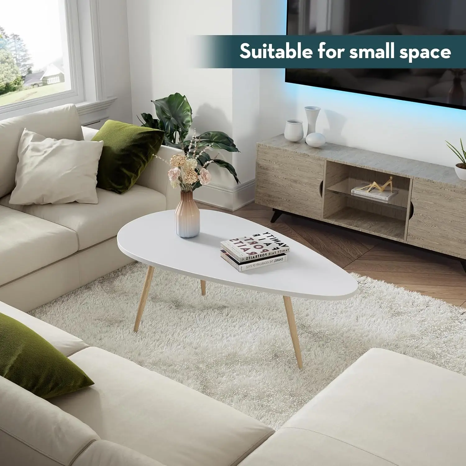 Modern Coffee Table White Oval Coffee Tables for Living Room Simple Center Table for Small Space Home Office Easy Assembly
Modern Coffee Table White Oval Coffee Tables for Living Room Simple Center Table for Small Space Home Office Easy Assembly