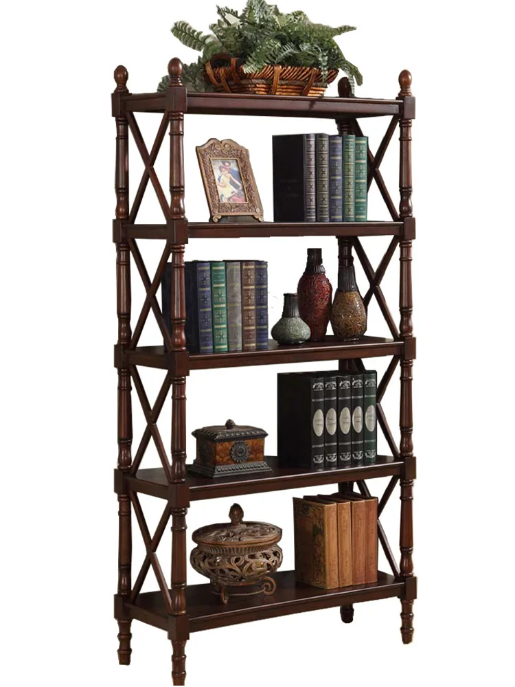 American Bookshelf Solid Wood Living Room Storage Rack Shelf Display Rack Retro Bookshelf Newspaper Rack Storage
American Bookshelf Solid Wood Living Room Storage Rack Shelf Display Rack Retro Bookshelf Newspaper Rack Storage