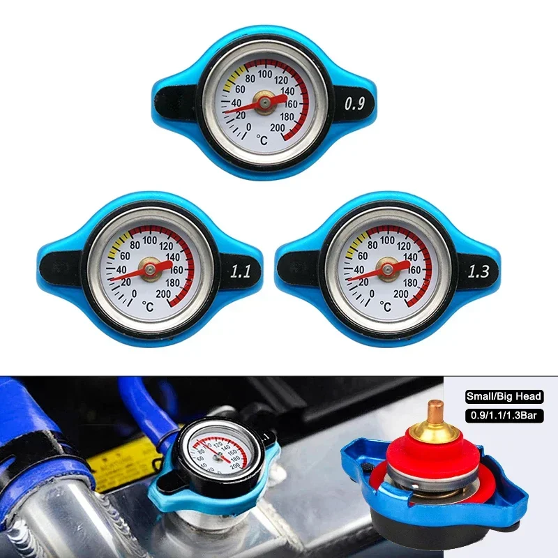 Car Automobile Styling SPSLD Thermo Radiator Cap Tank Cover Water Temperature Gauge with Utility Safe 0.9 Bar/ 1.1 Bar/1.3 Bar
Car Automobile Styling SPSLD Thermo Radiator Cap Tank Cover Water Temperature Gauge with Utility Safe 0.9 Bar/ 1.1 Bar/1.3 Bar