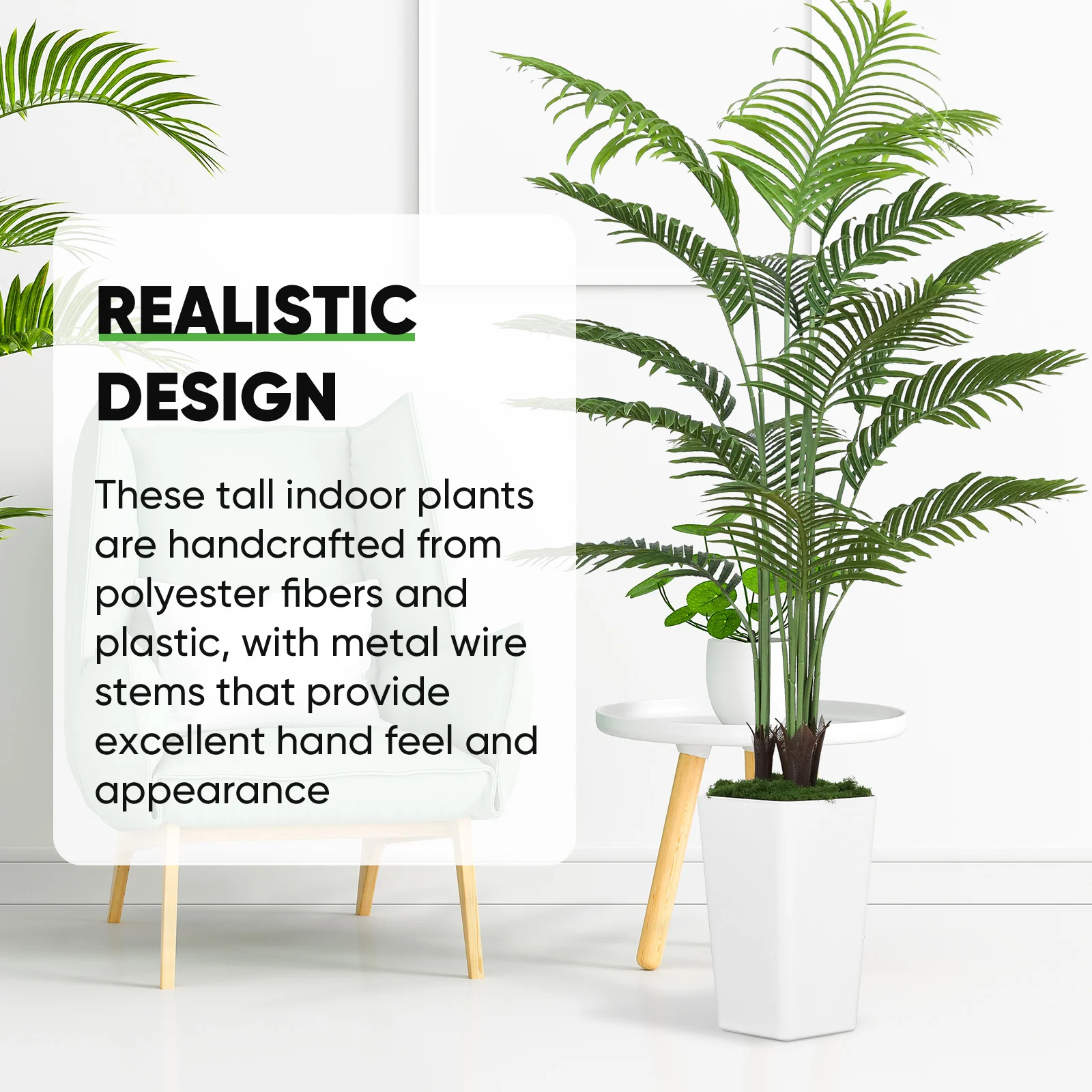 Искусственное пальмовое растение Areca, 5 футов, искусственные растения Dypsis Lutescens в горшке для внутреннего и наружного украшения дома, офиса и сада
Искусственное пальмовое растение Areca, 5 футов, искусственные растения Dypsis Lutescens в горшке для внутреннего и наружного украшения дома, офиса и сада