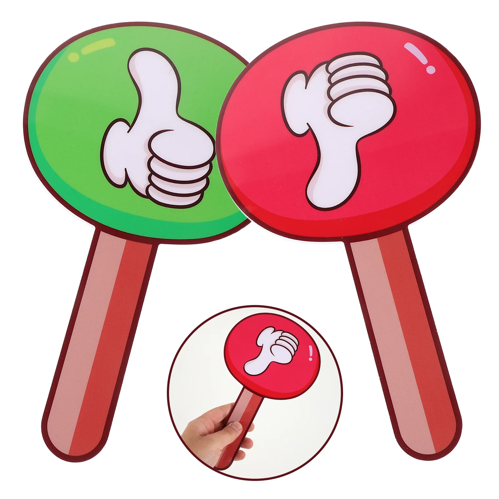 2Pcs Portable Voting Paddle Reusable Voting Paddle Classroom Voting Board Voting Thumb Up/Down Paddle
2Pcs Portable Voting Paddle Reusable Voting Paddle Classroom Voting Board Voting Thumb Up/Down Paddle