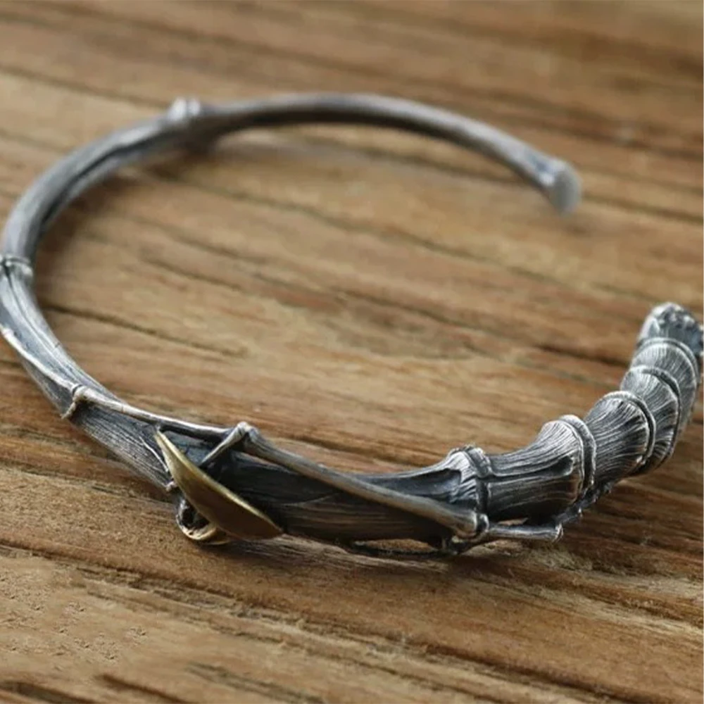 Personality Punk Bamboo open bracelet for Men Women Chain Bracelets Unisex Jewelry Accessories Friend Gift
Personality Punk Bamboo open bracelet for Men Women Chain Bracelets Unisex Jewelry Accessories Friend Gift
