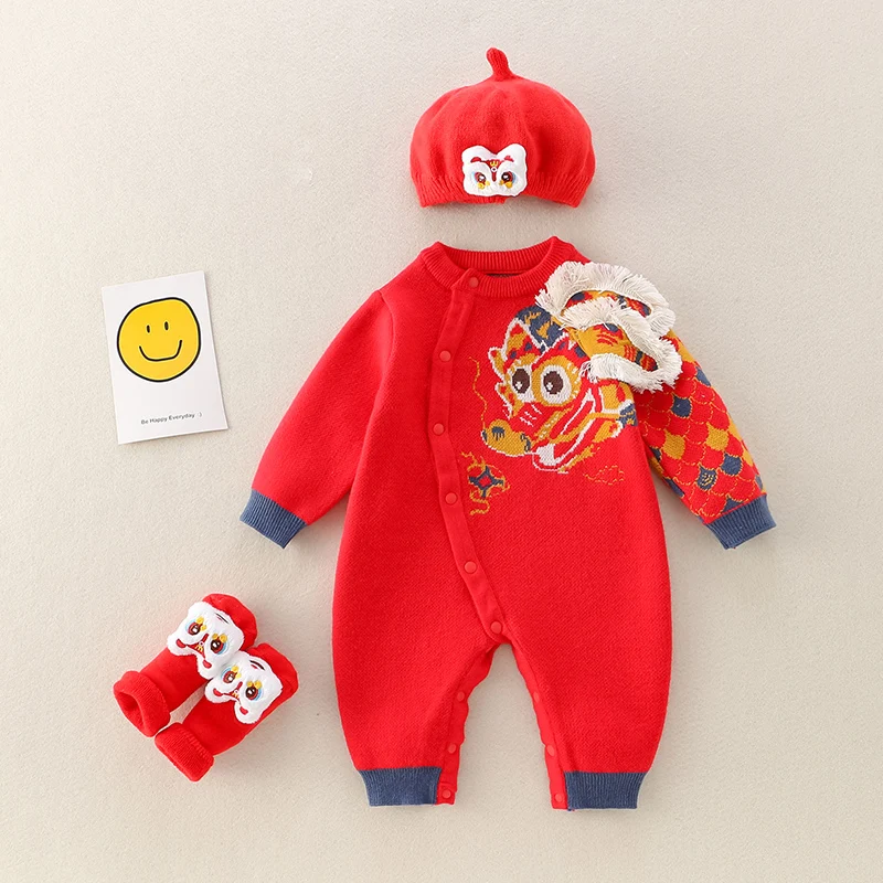 Baby Knitted Sweater Autumn Winter Onesie Cler Underwear Outerwear Cotton Clothes for Newborns Ages 0-2 Months
Baby Knitted Sweater Autumn Winter Onesie Cler Underwear Outerwear Cotton Clothes for Newborns Ages 0-2 Months