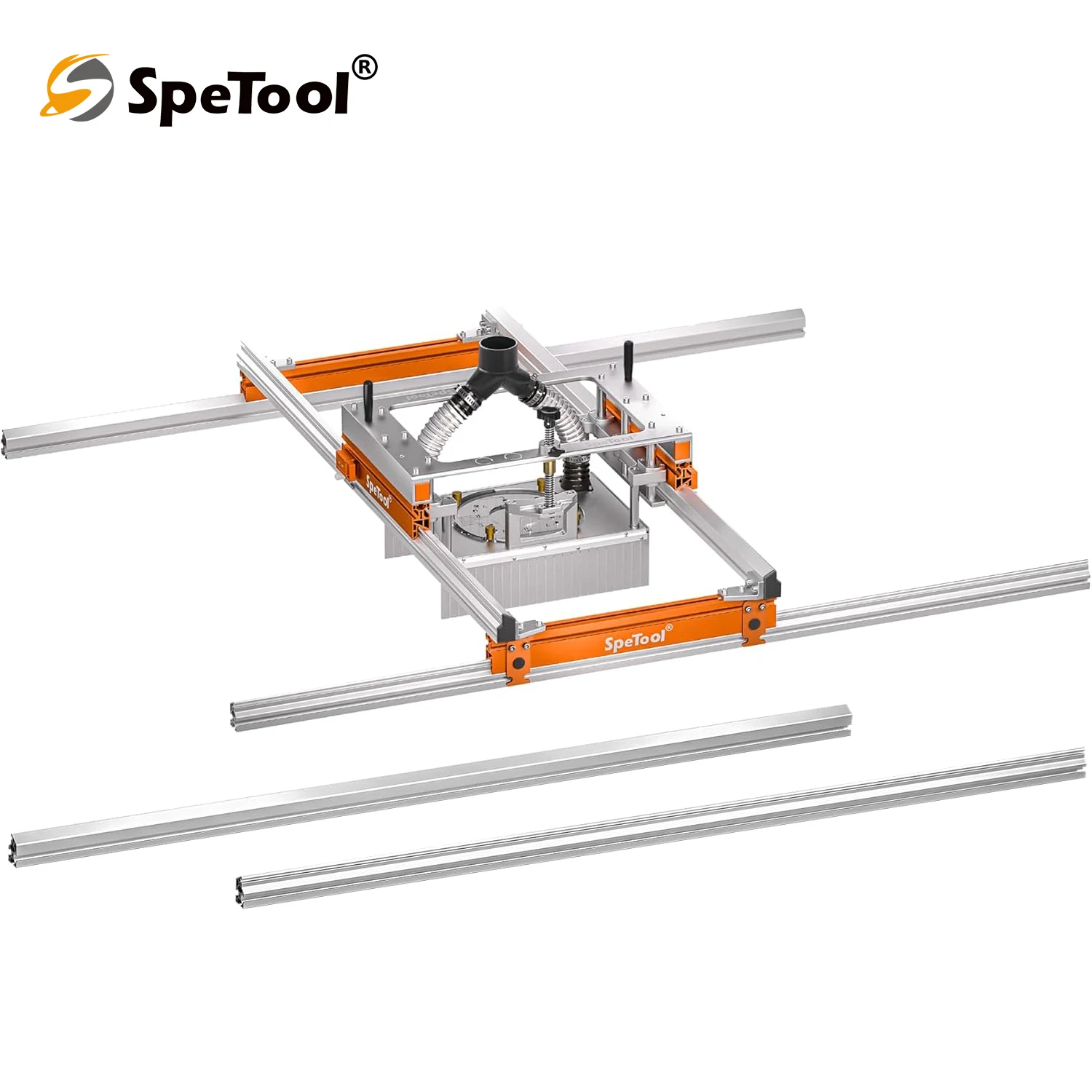 Маршрутизаторы SpeTool Xpert для выравнивания плиты с непрерывной регулировкой высоты, сбора пыли и удлиняющей линейной направляющей из 2 предметов
Маршрутизаторы SpeTool Xpert для выравнивания плиты с непрерывной регулировкой высоты, сбора пыли и удлиняющей линейной направляющей из 2 предметов