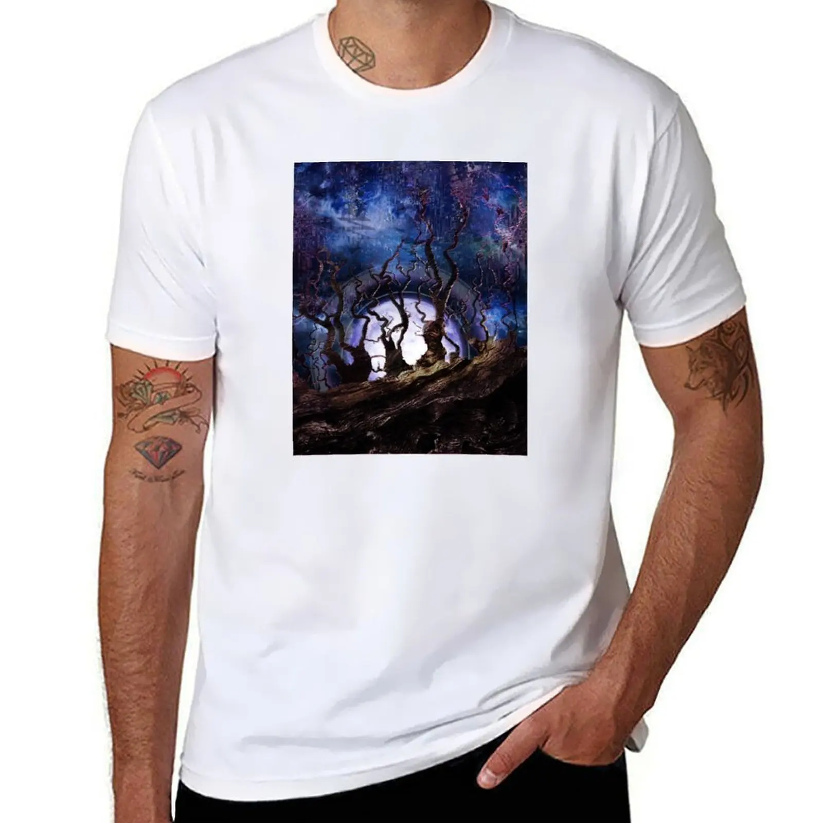 The Moon at Winter Solstice (In the Tangled Forest) T-Shirt t shirts for man cotton soft essential t shirt T-Shirt
The Moon at Winter Solstice (In the Tangled Forest) T-Shirt t shirts for man cotton soft essential t shirt T-Shirt
